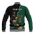 Personalised New Zealand And South Africa Rugby Baseball Jacket 2024 All Black Springboks Mascots Together - Wonder Print Shop