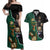 Personalised New Zealand And South Africa Rugby Couples Matching Off Shoulder Maxi Dress and Hawaiian Shirt 2024 All Black Springboks Mascots Together - Wonder Print Shop