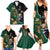 Personalised New Zealand And South Africa Rugby Family Matching Summer Maxi Dress and Hawaiian Shirt 2024 All Black Springboks Mascots Together - Wonder Print Shop