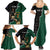 Personalised New Zealand And South Africa Rugby Family Matching Summer Maxi Dress and Hawaiian Shirt 2024 All Black Springboks Mascots Together - Wonder Print Shop