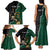 Personalised New Zealand And South Africa Rugby Family Matching Tank Maxi Dress and Hawaiian Shirt 2024 All Black Springboks Mascots Together - Wonder Print Shop