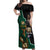 Personalised New Zealand And South Africa Rugby Off Shoulder Maxi Dress 2024 All Black Springboks Mascots Together - Wonder Print Shop