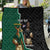 Personalised New Zealand And South Africa Rugby Quilt 2024 All Black Springboks Mascots Together - Wonder Print Shop