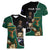 Personalised New Zealand And South Africa Rugby Women V-Neck T-Shirt 2024 All Black Springboks Mascots Together