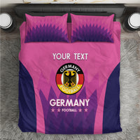 Pink Germany football bedding set with duvet and two matching pillowcases