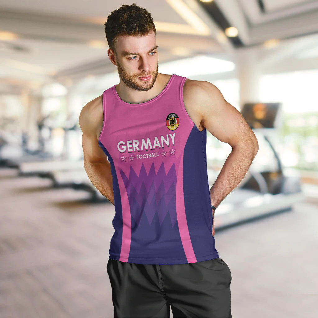 Custom Germany Football Men Tank Top 2024 Nationalelf - Pink Version - Wonder Print Shop