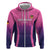 Custom Germany Football Zip Hoodie 2024 Nationalelf - Pink Version - Wonder Print Shop