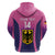 Custom Germany Football Zip Hoodie 2024 Nationalelf - Pink Version - Wonder Print Shop