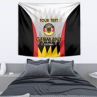 Wall tapestry showing Germany football crest, “GERMANY” lettering, and “YOUR TEXT”