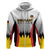 Custom Germany Football Zip Hoodie 2024 Nationalelf - White Version - Wonder Print Shop