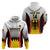 Custom Germany Football Zip Hoodie 2024 Nationalelf - White Version - Wonder Print Shop