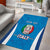 Custom Italy Football Area Rug 2024 Gli Azzurri Marble Pattern - Wonder Print Shop