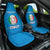 Custom Italy Football Car Seat Cover 2024 Gli Azzurri Marble Pattern - Wonder Print Shop