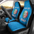 Custom Italy Football Car Seat Cover 2024 Gli Azzurri Marble Pattern - Wonder Print Shop