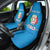 Custom Italy Football Car Seat Cover 2024 Gli Azzurri Marble Pattern - Wonder Print Shop