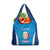 Custom Italy Football Grocery Bag Gli Azzurri Marble Pattern