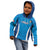 Custom Italy Football Kid Hoodie 2024 Gli Azzurri Marble Pattern - Wonder Print Shop