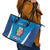 Custom Italy Football Leather Tote Bag 2024 Gli Azzurri Marble Pattern - Wonder Print Shop