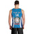 Custom Italy Football Men Tank Top 2024 Gli Azzurri Marble Pattern - Wonder Print Shop