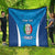 Custom Italy Football Quilt 2024 Gli Azzurri Marble Pattern