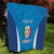 Custom Italy Football Quilt 2024 Gli Azzurri Marble Pattern