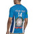 Custom Italy Football Rugby Jersey 2024 Gli Azzurri Marble Pattern