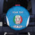 Custom Italy Football Spare Tire Cover 2024 Gli Azzurri Marble Pattern - Wonder Print Shop