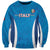 Custom Italy Football Sweatshirt 2024 Gli Azzurri Marble Pattern