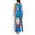 Custom Italy Football Tank Maxi Dress 2024 Gli Azzurri Marble Pattern