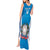 Custom Italy Football Tank Maxi Dress 2024 Gli Azzurri Marble Pattern