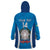 Custom Italy Football Wearable Blanket Hoodie 2024 Gli Azzurri Marble Pattern