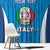 Custom Italy Football Window Curtain 2024 Gli Azzurri Marble Pattern - Wonder Print Shop