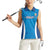 Custom Italy Football Women Sleeveless Polo Shirt 2024 Gli Azzurri Marble Pattern