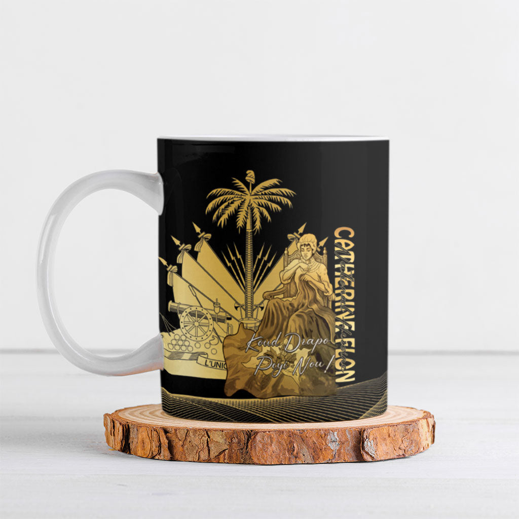 Catherine Flon Haiti Flag Day Ceramic Mug National Heroine Koud Drapo Peyi Nou