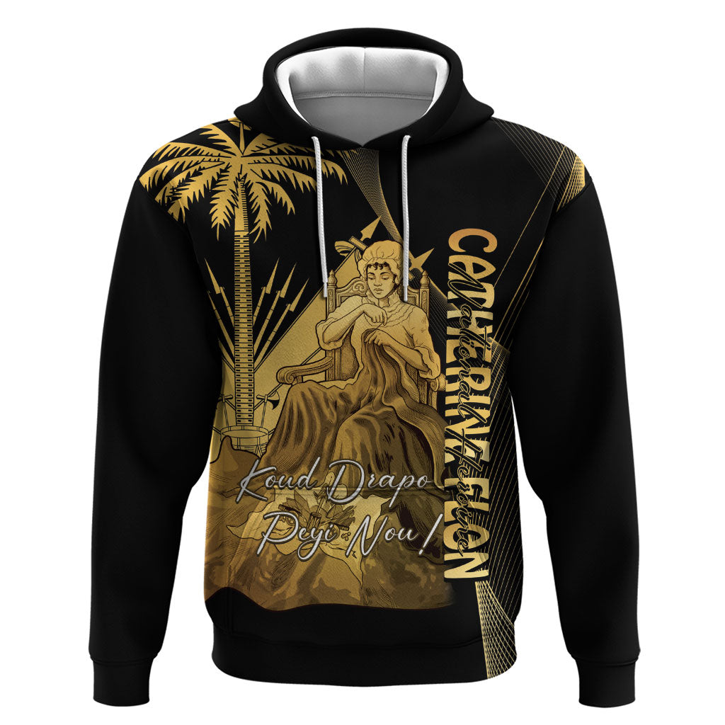 Catherine Flon Haiti Flag Day Hoodie National Heroine Koud Drapo Peyi Nou