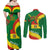 Bolivia Couples Matching Off Shoulder Maxi Dress and Long Sleeve Button Shirts Bolivian Kantuta Happy 198th Independence Day - Wonder Print Shop