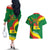 Bolivia Couples Matching Off The Shoulder Long Sleeve Dress and Hawaiian Shirt Bolivian Kantuta Happy 198th Independence Day - Wonder Print Shop