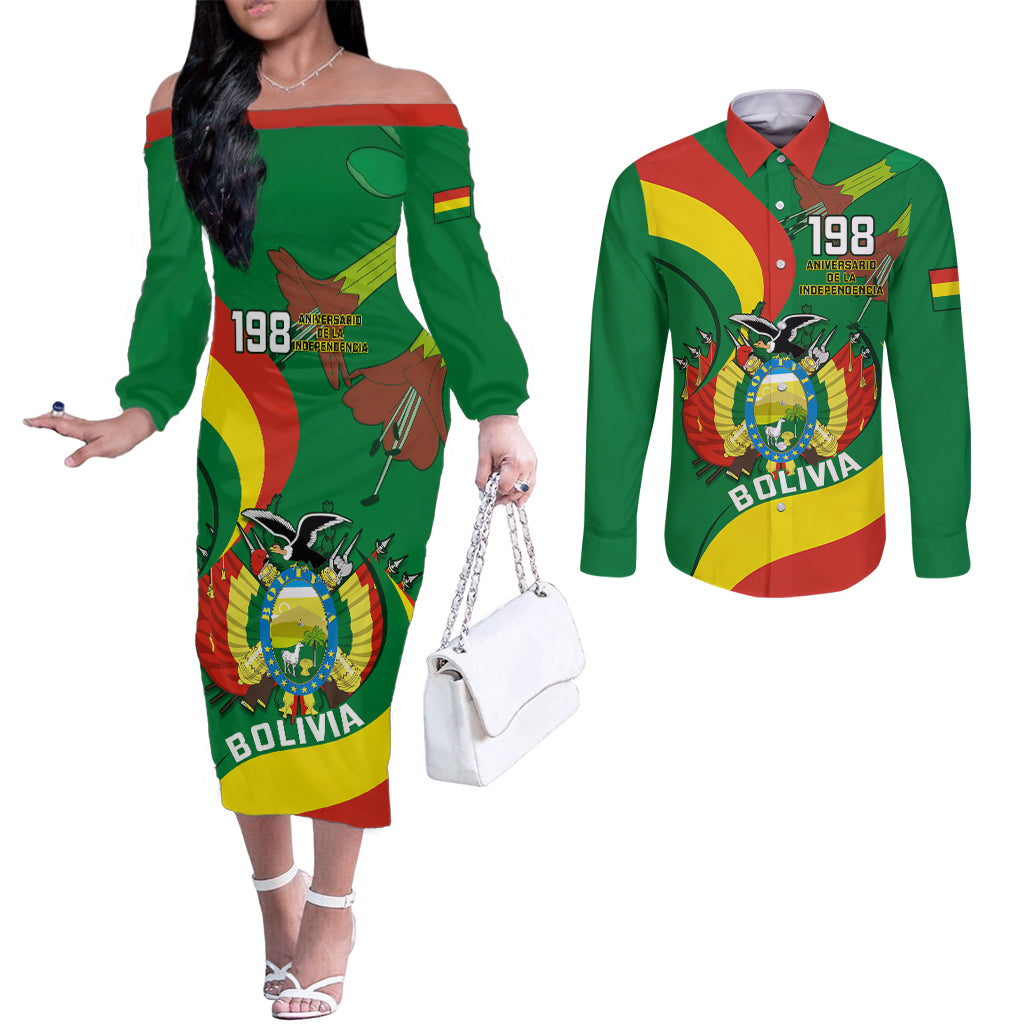 bolivia-couples-matching-off-the-shoulder-long-sleeve-dress-and-long-sleeve-button-shirts-bolivian-kantuta-happy-198th-independence-day