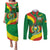 Bolivia Couples Matching Puletasi Dress and Long Sleeve Button Shirts Bolivian Kantuta Happy 198th Independence Day - Wonder Print Shop