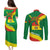 Bolivia Couples Matching Puletasi Dress and Long Sleeve Button Shirts Bolivian Kantuta Happy 198th Independence Day - Wonder Print Shop