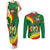 Bolivia Couples Matching Tank Maxi Dress and Long Sleeve Button Shirts Bolivian Kantuta Happy 198th Independence Day - Wonder Print Shop