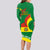 Bolivia Long Sleeve Bodycon Dress Bolivian Kantuta Happy 198th Independence Day - Wonder Print Shop