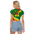 Bolivia Raglan Cropped T Shirt Bolivian Kantuta Happy 198th Independence Day - Wonder Print Shop