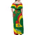 Personalised Bolivia Off Shoulder Maxi Dress Bolivian Kantuta Happy 198th Independence Day - Wonder Print Shop