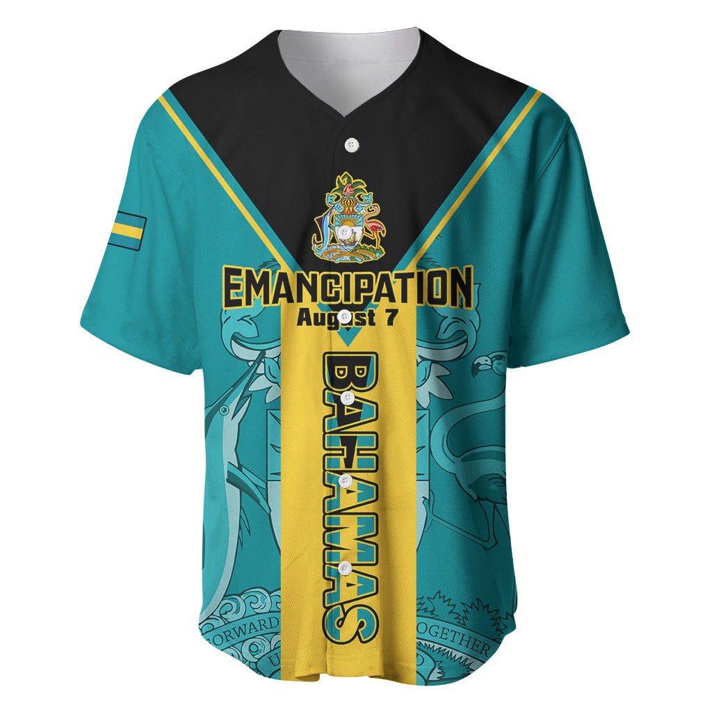 Bahamas Baseball Jersey Happy Bahamian Emancipation Day - Wonder Print Shop