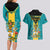 Bahamas Couples Matching Long Sleeve Bodycon Dress and Hawaiian Shirt Happy Bahamian Emancipation Day - Wonder Print Shop