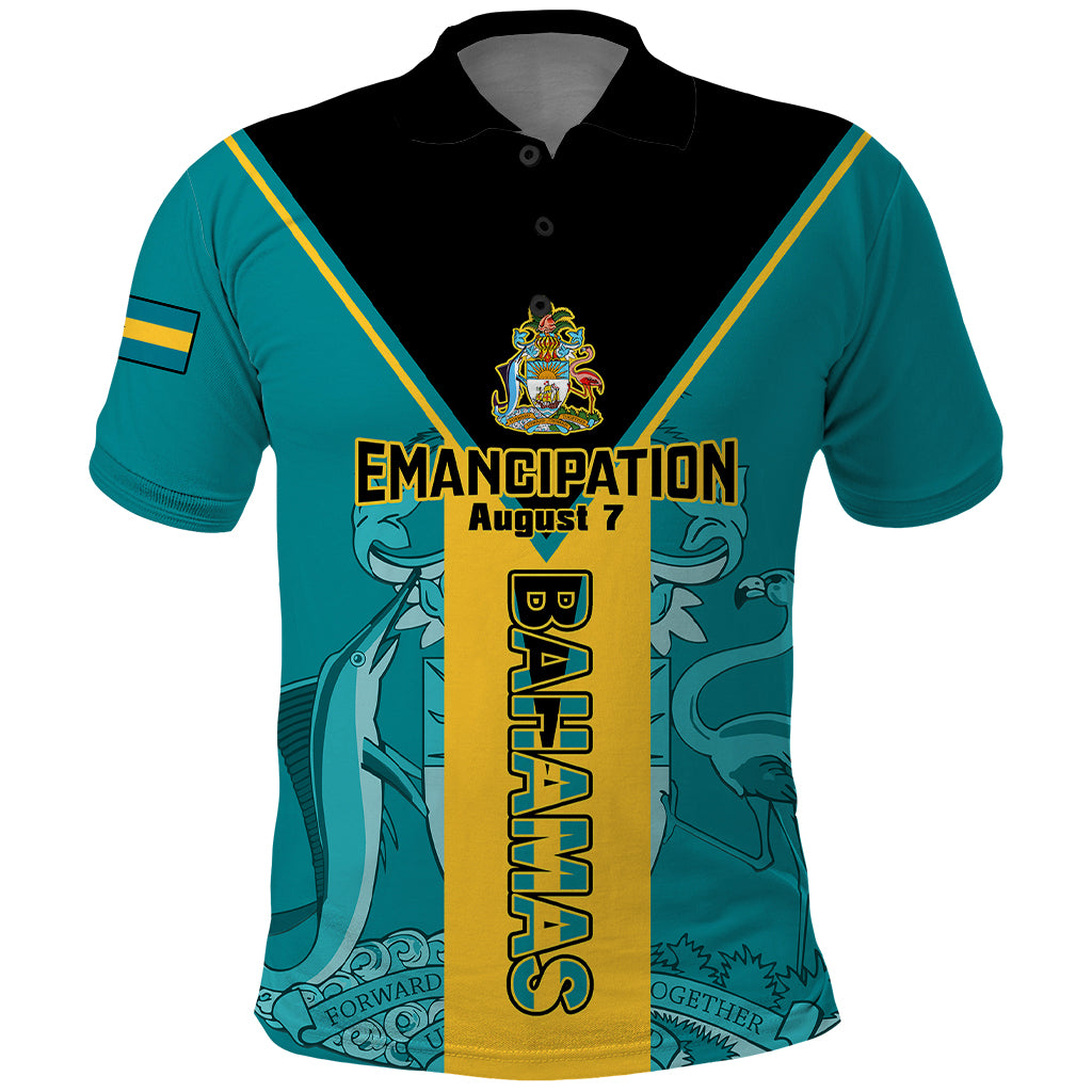 Bahamas Polo Shirt Happy Bahamian Emancipation Day - Wonder Print Shop