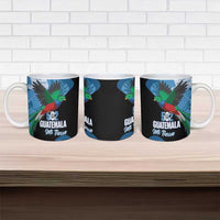 Guatemala Independence Day Ceramic Mug 502 Mi Tierra Resplendent Quetzal - Wonder Print Shop