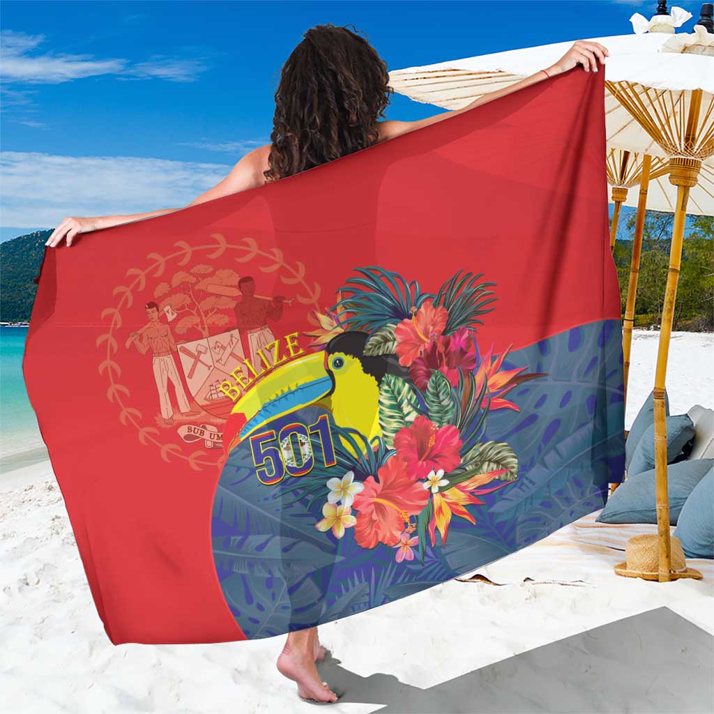 Belize Independence Day Sarong 501 Proud Keel Billed Toucan Tropical - Wonder Print Shop