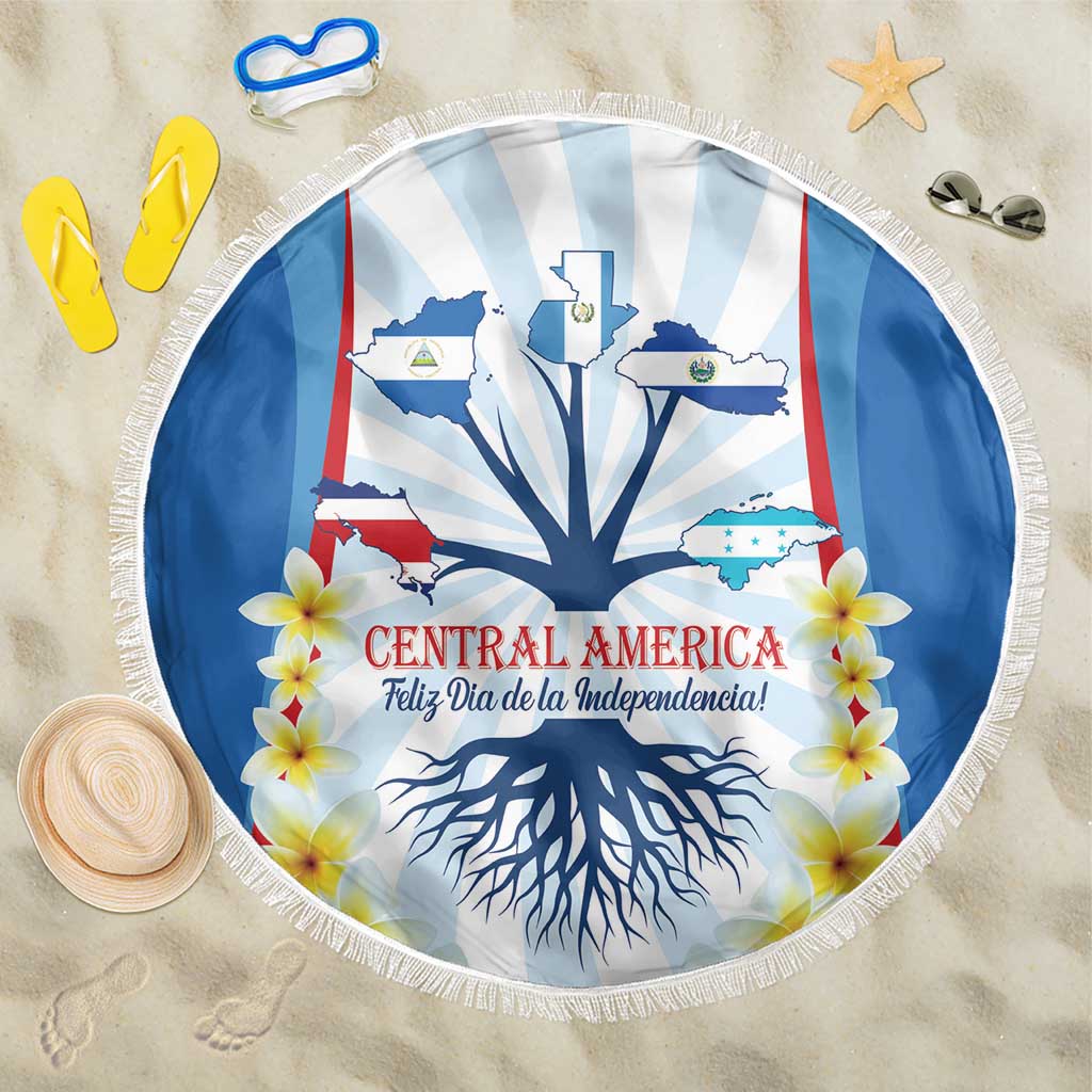 Central America Independence day Beach Blanket September 15th Together We Grow - Wonder Print Shop